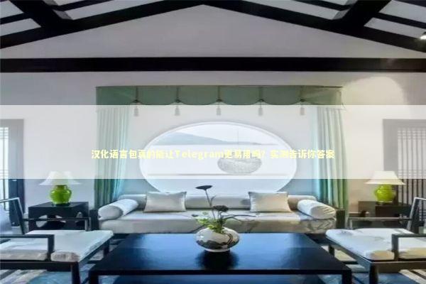 汉化语言包真的能让Telegram更易用吗？实测告诉你答案 IT技术